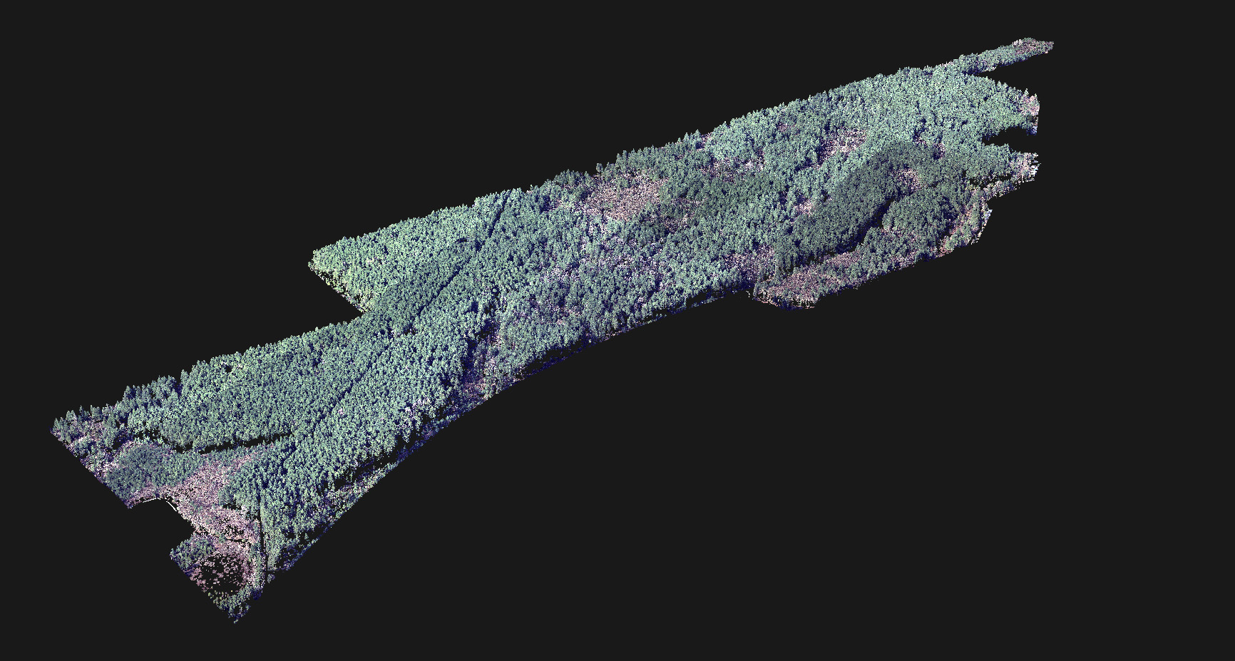 Spectral Encoded Digital Canopy Model
